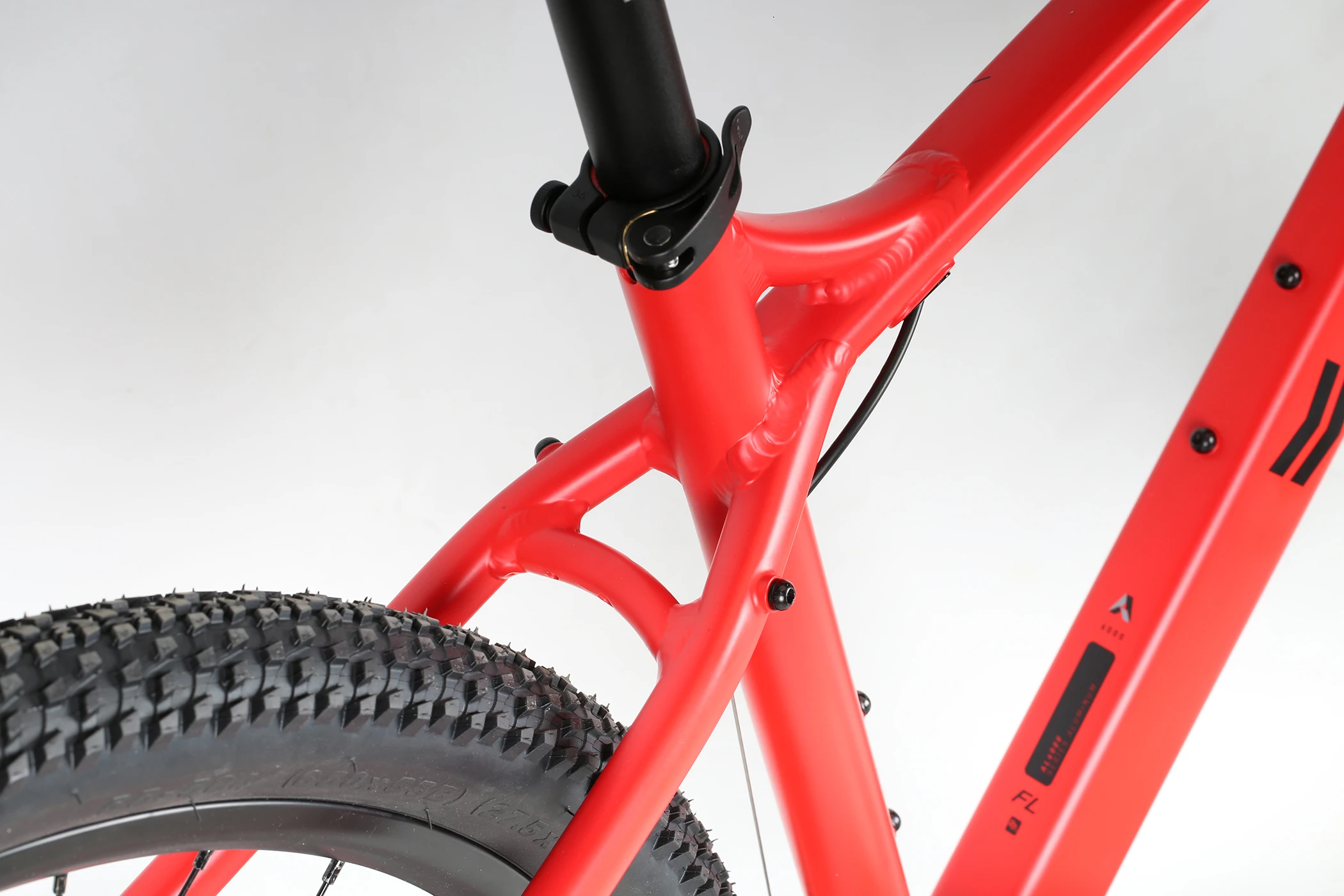 2021 Haro MTB FL Two 275 Rosso Red Detail Rear Frame